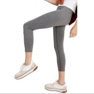 Madewell MWL Form High Rise Heathered Gray Leggings 25” EUC sz Large